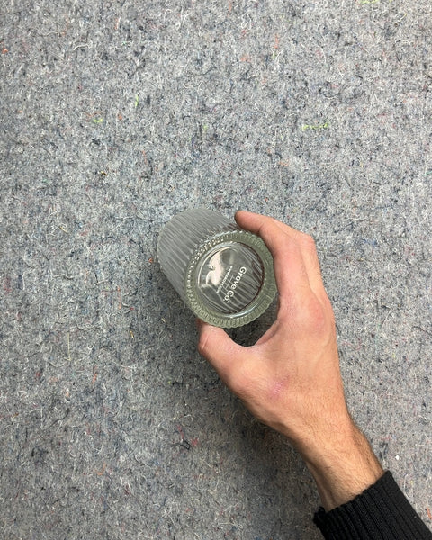 Grove Co. Ribbed Glass Bottle