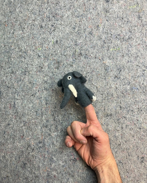 Elephant Finger Puppet