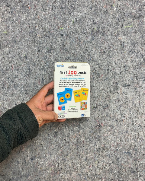 Brainwright First 100 Words Matching Card Game