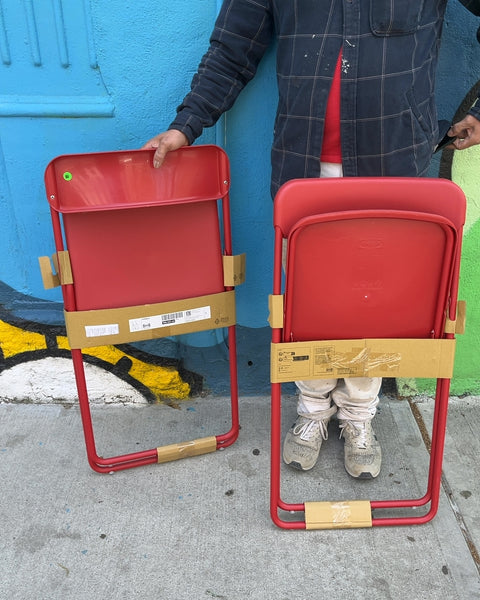 Two Brand New IKEA VIHALS Folding Chair