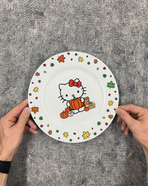 Hello Kitty Fall Harvest Plate, 10"