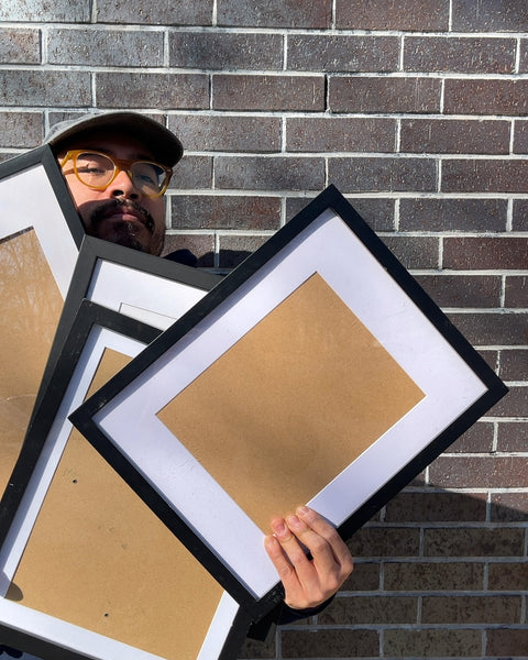 Set of 5 Picture Frames, 12x15" ish