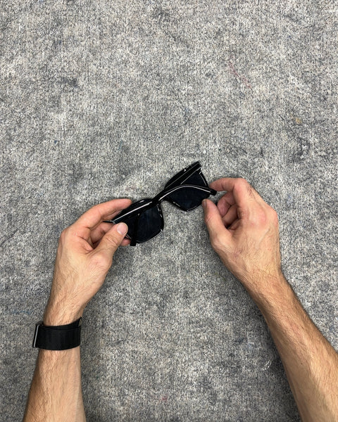 Black Squareish Frame Sunglasses