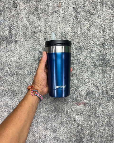 Contigo Blue Stainless Steel Tumbler
