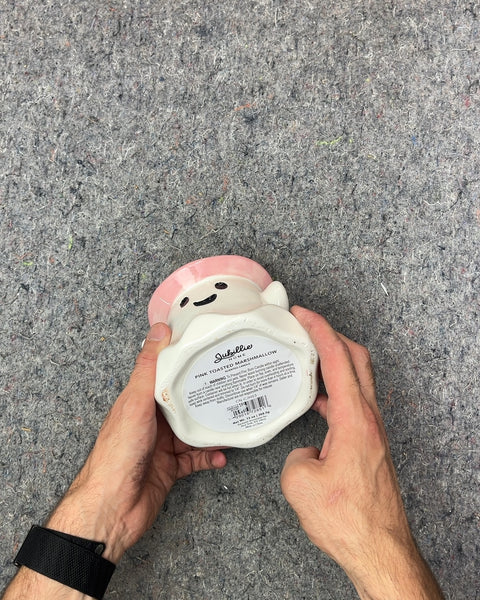 Scented Marshmallow Ghost Candle