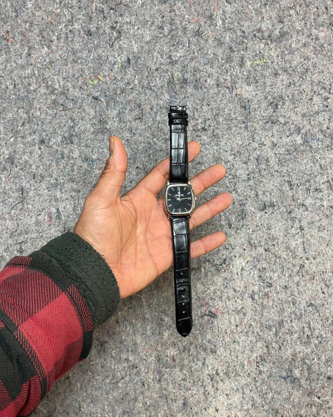 Genvre Black Wristwatch