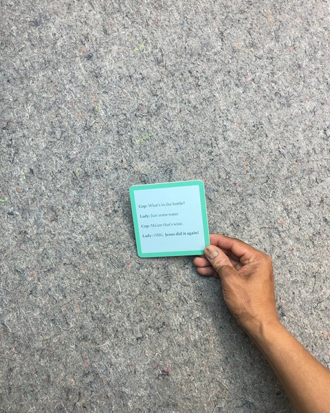 Jesus Did It Again! Coaster