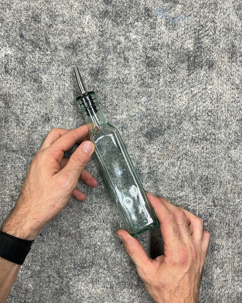 Glass Oil Dispenser Bottle with Pour Spout