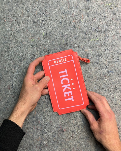 Red Ticket Pouch