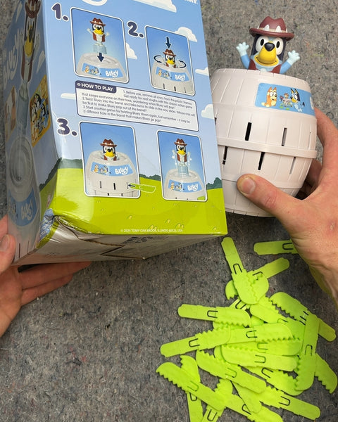 TOMY Pop Up Bluey Game