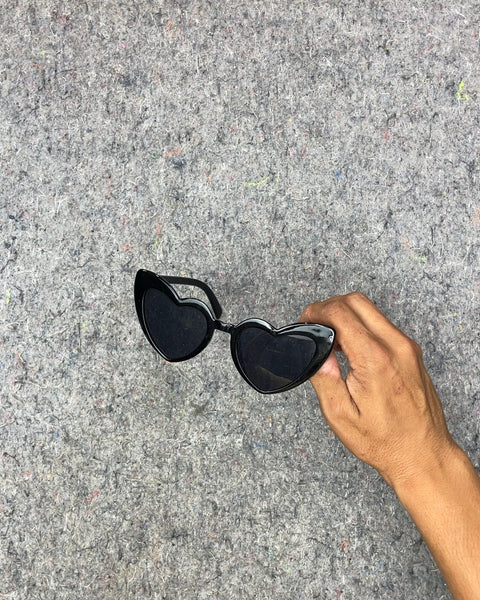 Black Heart Shaped Sunglasses