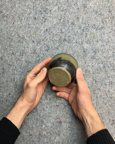 Small Glazed Ceramic Vase