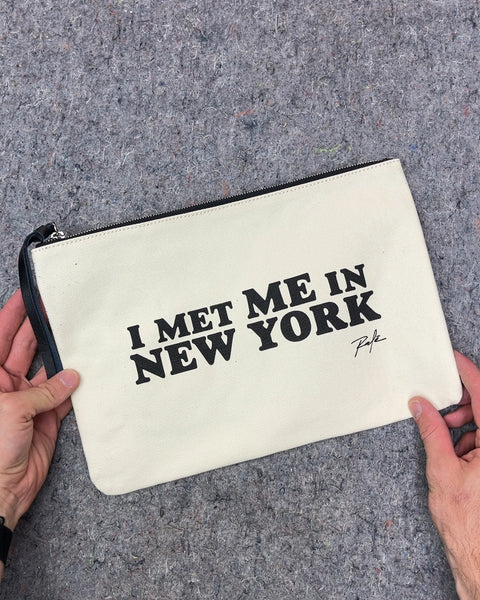 Rafe "I Met Me In New York" Signed Zip Pouch