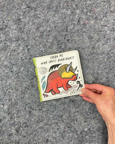 Color Me Who Loves Dinosaurs? Book