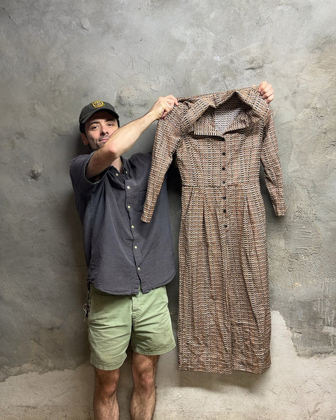 Vic Houndstooth Shirt Dress By Flolove Paris