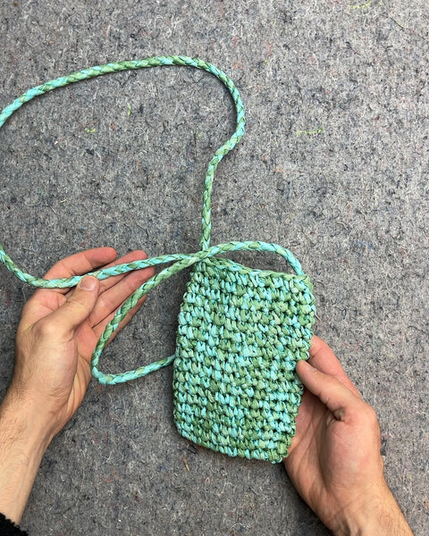 Green Rope Coin Bag