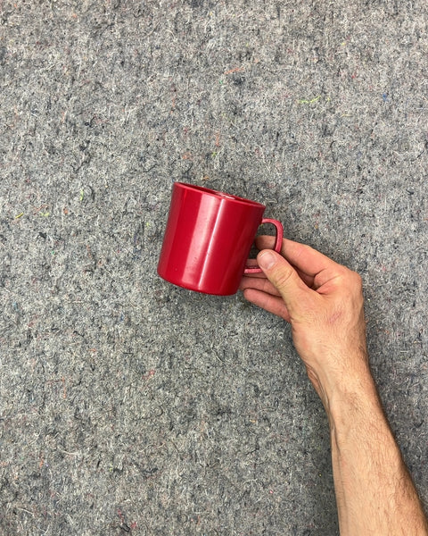 Red Plastic Mug