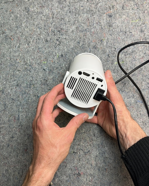 HY300 Portable Mini Projector With 180-degree Rotatable Stand