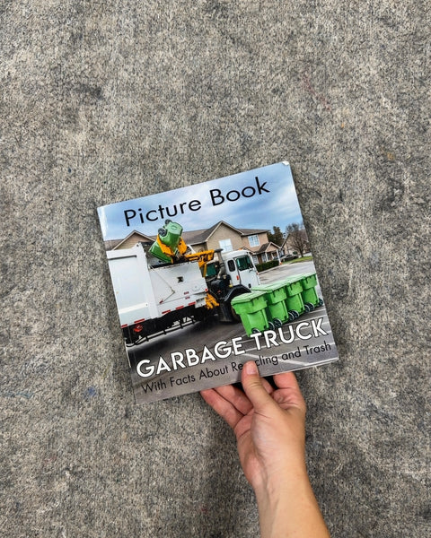 Picture Book Garbage Truck With Facts About Recycling and Trash