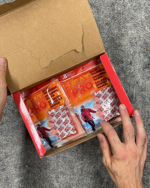 A Whole Box Of Heat Pro Hand Warmers To Get You Through Next Winter