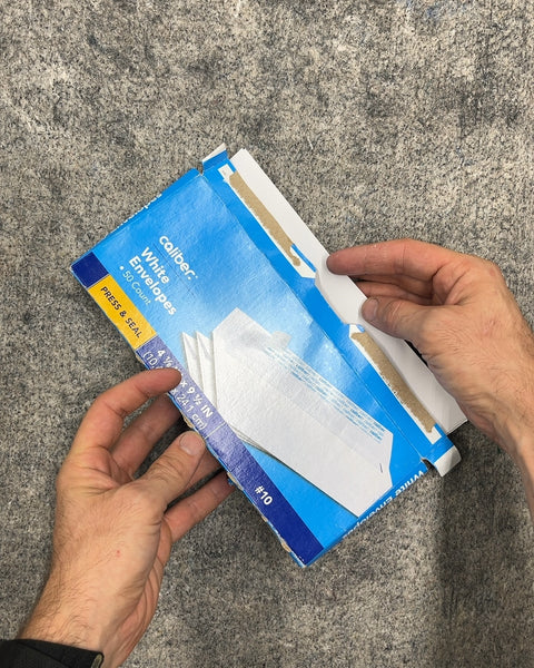 Bunch Of Caliber White Envelopes, 4 1/8 x 9 1/2