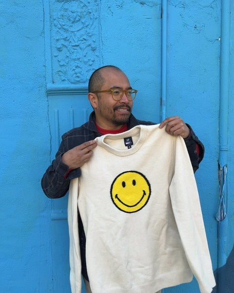 GAP Smiley Face Sweater, Size M