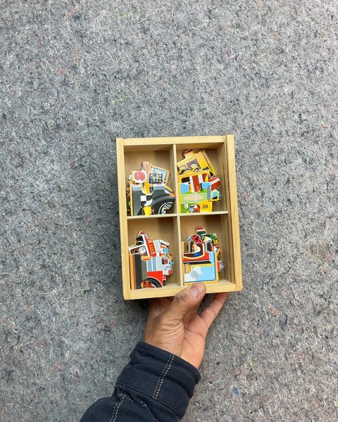Melissa & Doug Vehicles Wooden Jigsaw Puzzles