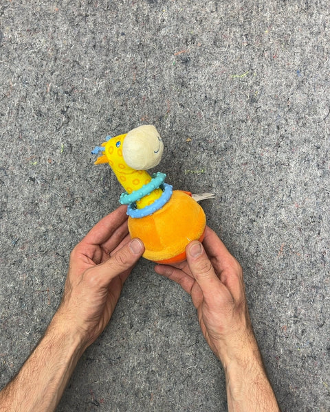 HABA Giraffe Baby Rattle Toy