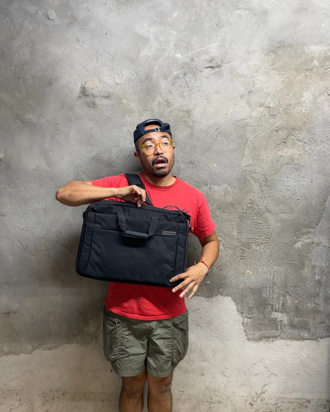 Gabol Black Laptop Bag, 14x17"