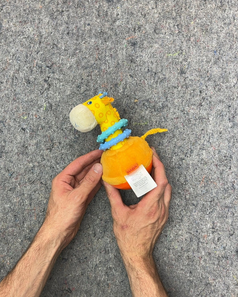 HABA Giraffe Baby Rattle Toy