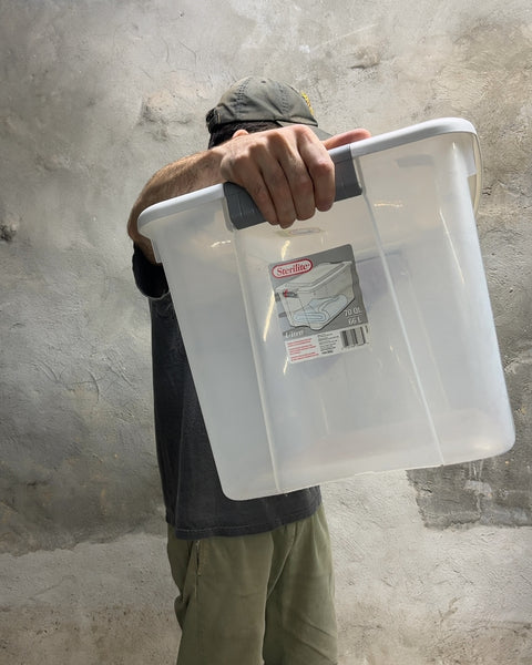 Sterilite 70 Qt Clear Storage Bin with Lid