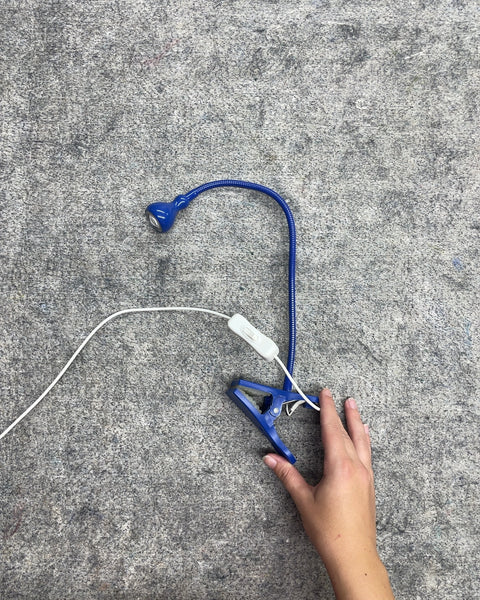 IKEA Jansjö Blue Flexible Gooseneck LED Clip-On Lamp
