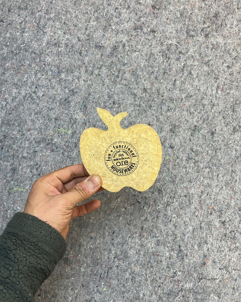 Apple Cork Coasters