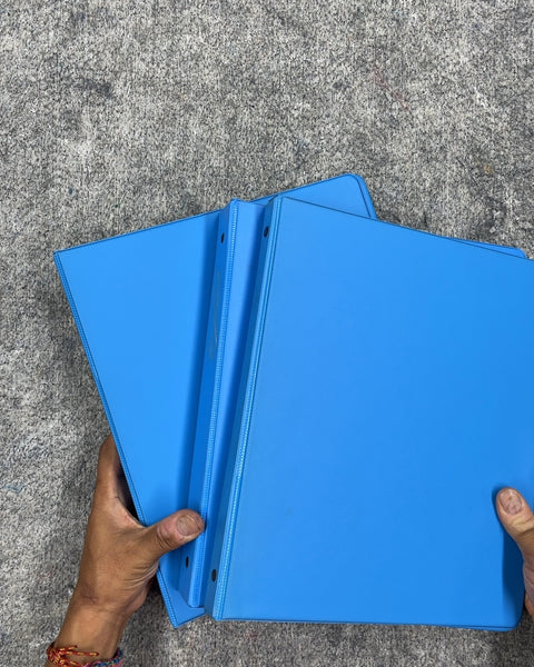 Blue 3 Three-Ring Binders