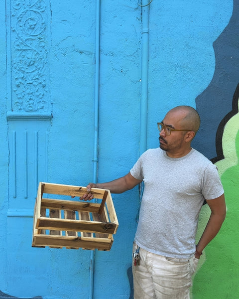 Wooden Storage Crate, 12x15"
