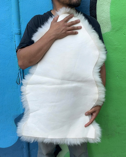 White Faux Fur Rug