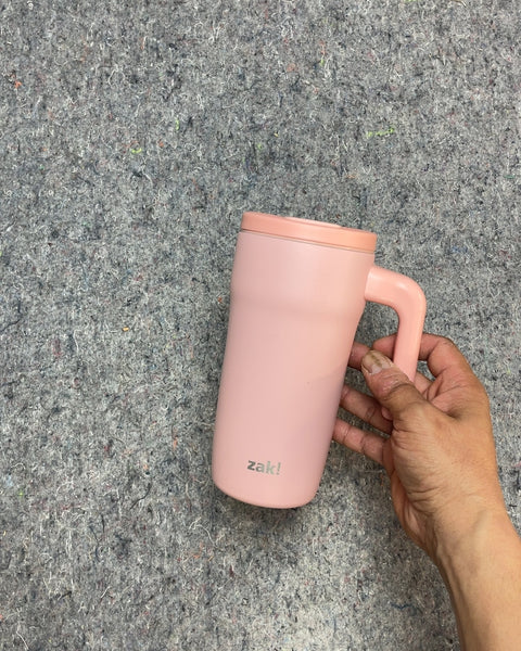 Zak! Pink Mug with Lid