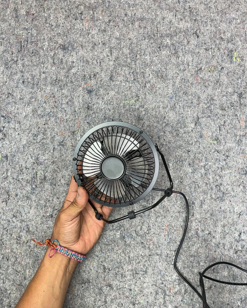 Black USB Desk Fan