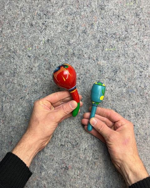 Colorful Hand Painted Maracas