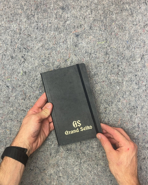 Grand Seiko Black Lined Notebook