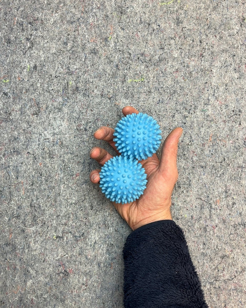 Two Blue Spiky Massage Balls