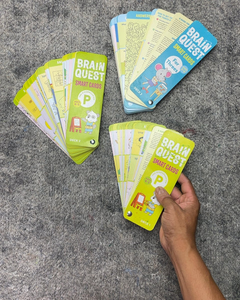 Brain Quest Smart Cards Pre-Kindergarten and For Threes
