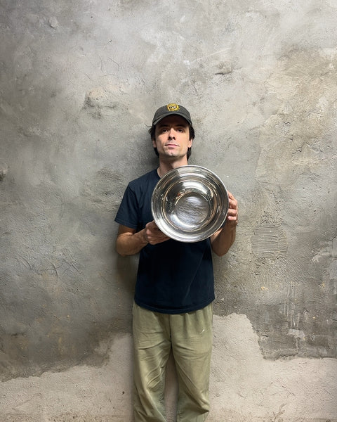 Large Stainless Steel Mixing Bowl, 12"