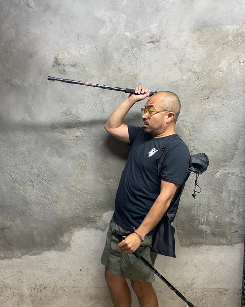 Antishock Adjustable Trekking Poles with Carry Bag