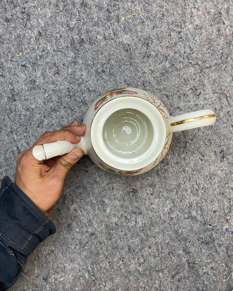 Gorgeous Floral Teapot with Lid