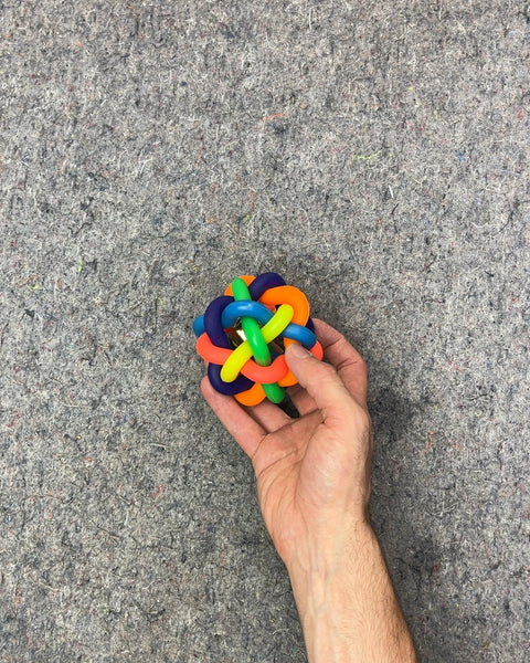 Multipet Nobbly Wobbly Pet Ball With A Bell