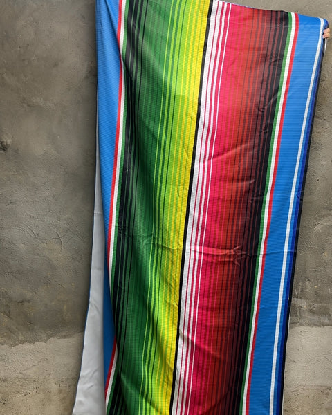 Two Curtains That Look Just Like A Mexican Blanket, 40x100" Each