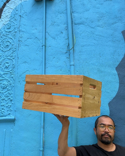 Another Wooden Storage Crate, W12xL18xD9"
