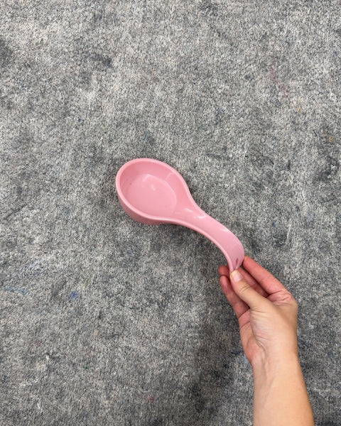 Pink Ceramic Spoon Rest