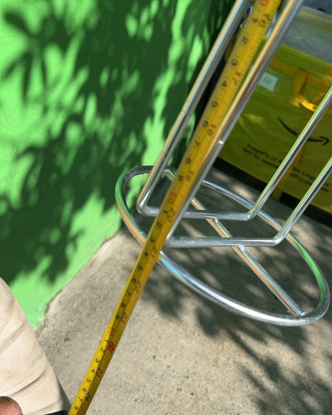 Metal Toiler Paper Holder, H21"